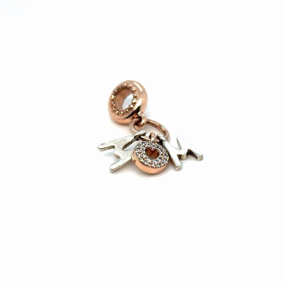 Pandora Rose/Silver Mom Dangle Charm